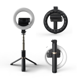 <span class=keywords><strong>Q07</strong></span> Multifonctionnel avec anneau lumineux de 6 pouces, télécommande sans fil, trépied, bâton de <span class=keywords><strong>selfie</strong></span> vidéo pour le maquillage, la photographie, la diffusion en direct - Product Image 4