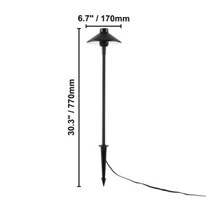 Set di 12 Luci LED da Esterno 3W 210LM 12V-24VAC/DC, Illuminazione per Sentieri 3000K Bianco Caldo, Luci Paesaggistiche a Basso Voltaggio - Product Image 5
