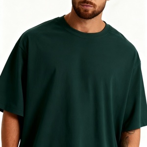 Camiseta de Algodón 100% con Logotipo Personalizado para Hombre, Camiseta Lisa Extra Grande de Algodón Grueso, 240 Gsm, Camisetas Lisas de Estilo Casual - Product Image 2