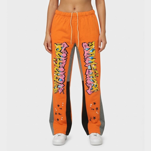 Pantalones Deportivos Casuales de Invierno para Mujer, con Cintura Elástica, 100% Algodón Ecológico, Estilo Flare, Satinados, Precio al por Mayor - Product Image 1