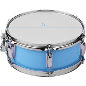 High Quality Cheap Price Hot Selling Fast Delivery Hand Held Birch Wood Handmade Sheepskin Heads Single Layer Steel Tambourine - Product Image 6