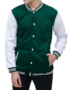 เสื้อแจ็คเก็ตวาร์ซิตี้ผู้ชายสไตล์คลาสสิกสองสี วินเทจ สำหรับฤดูหนาว กระดุมเดี่ยว ผ้าทนทาน สตรีทแวร์ลำลอง ปักลายตัวอักษร - Product Image 1
