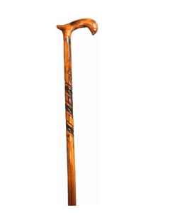 Bastón de Madera Pulida Hecho a Mano para Hombres y Mujeres, Diseño Clásico y Duradero para Senderismo, Movilidad y Uso Diario - Product Image 4