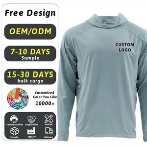 เสื้อแรชการ์ดกันแดด UPF 50+ สำหรับผู้ชาย ระบายอากาศได้ดี แห้งเร็ว ผลิตจากผ้าสแปนเด็กซ์/โพลีเอสเตอร์ แขนยาว เหมาะสำหรับเล่นกีฬา - Product Image 1