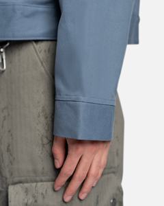 เสื้อแจ็คเก็ตผ้าแคนวาสเคลือบแว็กซ์สไตล์สตรีทแฟชั่นสำหรับผู้ชาย แจ็คเก็ตทำงานเนื้อหนา ระบายอากาศได้ดี เหมาะสำหรับฤดูใบไม้ร่วงและฤดูหนาว ปกเสื้อพับได้ แจ็คเก็ตเดนิม - Product Image 5