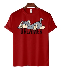 Camiseta de Hombre de Jersey 100% Algodón Sólido de Bangladesh con Impresión de Logotipo Personalizado, Servicio OEM, Tejido Ecológico - Product Image 1