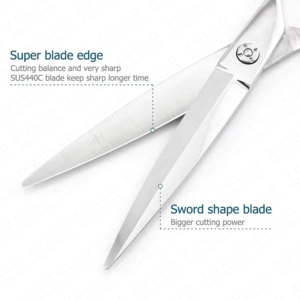 ODM Professional Barber Scissors Hair Cutting Simple Color Steel Handle Salon Accessories Best Quality <b>Tool</b> On Sale - Product Image 4
