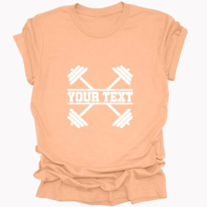 Camiseta Negra de Manga Corta para Hombre con Estampado de Texto Personalizado de Mancuernas Cruzadas, Cuello Redondo, Estilo Informal, Ajuste Deportivo, para Fisicoculturismo - Product Image 4