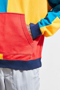 Sudadera con Capucha para Hombre, Diseño Color Block, Corte Holgado, Algodón French Terry, Estilo Casual para Otoño - Product Image 5