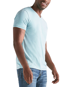 Camisetas para Hombre - Logotipo Personalizado, 100% Algodón, Cuello en V, Tejido de Lana, Tinte Liso, Ecológicas, Secado Rápido, Manga Corta, Servicio OEM/ODM - Product Image 3