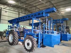 Máquina Perforadora de Pozos de Agua Montada en Tractor PRL PTBW-100 con Compresor de Aire de 575 CFM Montado en Remolque – 225 PSI - Product Image 3