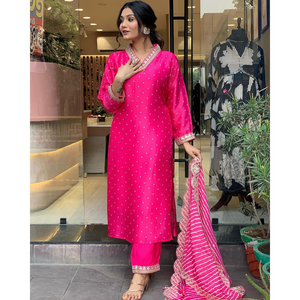 Bas Dupatta en soie modale lourde pour femme pour un look de fête - Product Image 6