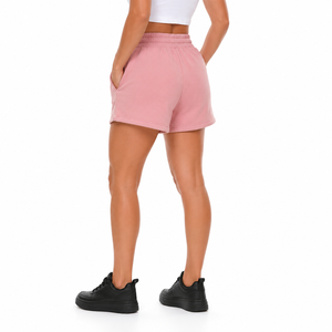 Wholesale OEM <b>Women's</b> High Waist Gym <b>Shorts</b> Breathable Windproof Quick Dry Streetwear 100% Cotton Stretchy Yoga Sports <b>Shorts</b> - Product Image 2