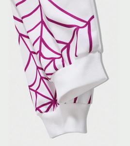 Sweat-shirt à capuche zippé pour homme, imprimé araignée DTF personnalisé, de haute qualité, décontracté, à manches longues, pour le printemps et l'automne - Product Image 4