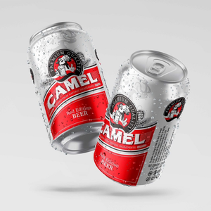 Vente en gros de bière Camel du Vietnam, 4,5% Vol, 330ml x 24 canettes, boissons alcoolisées, OEM ODM, marque privée, bière Camel - Product Image 1