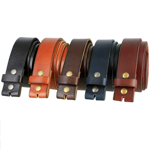 New High Quality Vintage Square Alloy Buckle Cow Hide Leather <b>Belts</b> for Men with Customized Sized And Color Logo and Low MOQ - Product Image 3