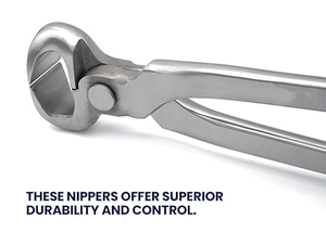 Professional 15\" Reusable Farrier Hoof Nipper Trimmer with Inserted Jaws German Stainless Steel for Horse and Cattle Use CE ISO - Product Image 3