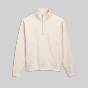 Sudaderas Básicas de Algodón Mezclado para Hombre con Cierre de Cremallera de Cuarto, Manga Larga, Cuello Alto, Estilo Casual, Ajuste Holgado, Precio al por Mayor - Product Image 6