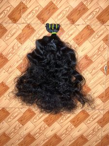 Extensions de cheveux humains indiens 100 % alignés dans le sens des cuticules, provenant d'un seul donneur, à double trame - Product Image 6