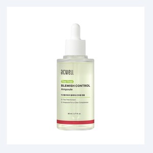Sérum hydratant pour le visage Acwell Tea Tree Blemish Control Ampoule 80ml, sérum pour le visage à la niacinamide, sérum hydratant pour le visage - Product Image 1