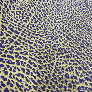 Cuir de vachette pleine fleur gaufré motif grain d'éléphant, très demandé, pour artisanat, ceintures, meubles, sacs à main, chaussures, bagages - Product Image 2