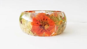 Most Selling Handmade Epoxy Resin <b>Bangles</b> Flowers Artistic Jewelry For Women Stylish And Unique Design <b>Indian</b> Supplier - Product Image 4