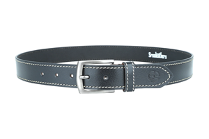 Ceinture en cuir pour homme avec boucle à ardillon simple, personnalisable avec logo, vente en gros - Product Image 4