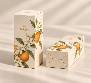 Carton à fond plat SunGene Cream Orange Blossom pour sérum - Product Image 6