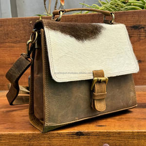 Mejor calidad 2025 nuevo diseño de moda bolso de cuero de vaca duradero al por mayor bolsos cruzados de cuero genuino para mujeres - Product Image 3