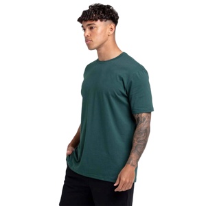 Camiseta de algodón 100% de alta calidad para hombre, Camiseta holgada estampada de corte regular con cuello redondo, logotipo personalizado disponible en camisetas de talla grande - Product Image 5