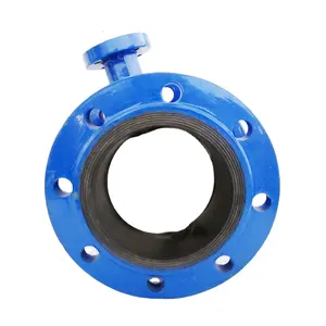 Kefa dễ uốn sắt PN10 dn50mm 2in EPDM đòn bẩy Hướng dẫn sử dụng khí nén điện cơ giới vệ sinh đôi Mặt bích Van bướm