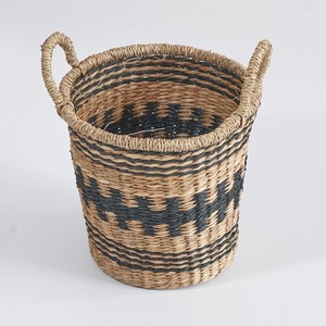 Hot choice eco friendly seagrass straw storage <b>basket</b> medium <b>small</b> sizes sea grass <b>baskets</b> - Product Image 6