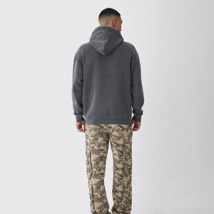 Sudaderas con Capucha Personalizadas al por Mayor para Hombre, de Poliéster/Algodón, con Bolsillo de Forro Polar Térmico, Diseño de Impresión Digital, Teñido Liso, a Bajo Precio - Product Image 4