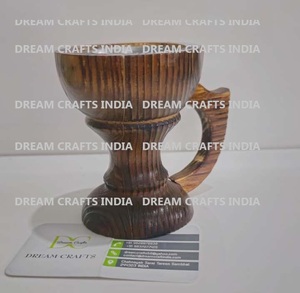 Quemador de Incienso de Madera de Acacia con Diseño Vintage, Quemador de Incienso Artesanal para Coche, Decoración para el Hogar y la Oficina, Difusor Aromático - Product Image 3