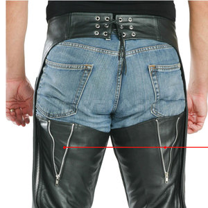 Cheap Price Breathable Comfortable Men Leather <b>Chaps</b> Wholesale Latest Design Leather <b>Chaps</b> For Adults - Product Image 4