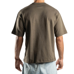 Custom Blank <b>Boxy</b> Fit Oversized Men's Cotton <b>T</b>-<b>Shirts</b> Custom Logo Solid Color Streetwear Style Men <b>Boxy</b> Fit <b>T</b> <b>Shirt</b> - Product Image 2
