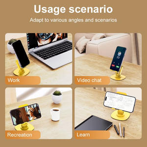 360 °   Soporte Ajustable <span class=keywords><strong>y</strong></span> Plegable para Teléfono Celular de Escritorio, Base para <span class=keywords><strong>iPhone</strong></span> 17 16 15 Pro <span class=keywords><strong>Xr</strong></span> <span class=keywords><strong>Xs</strong></span> Max X Plus - Product Image 6