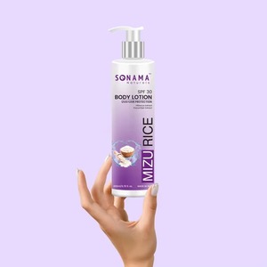 Crème hydratante pour le corps Mizu Rice SPF 30, best-seller, formule de protection UV quotidienne pour l'hydratation et l'adoucissement de la peau, fournisseur en gros - Product Image 2