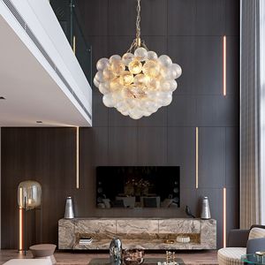 Lampadario a sospensione in oro da 20 pollici con paralume in vetro trasparente regolabile in altezza per la cucina della sala da pranzo del soggiorno-senza lampadine - Product Image 6