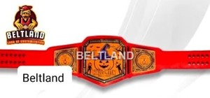 Ceinture de champion Halloween Citrouille Beltland en alliage de zinc, taille haute, en cuir PU, unisexe, design personnalisé, équipement d'arts martiaux - Product Image 4