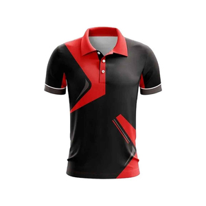 เสื้อโปโลแขนสั้นผู้ชาย – ผ้าฝ้ายระบายอากาศได้ดี สวมใส่สบายในฤดูร้อน ดีไซน์คอปกแบบริบ - Product Image 1