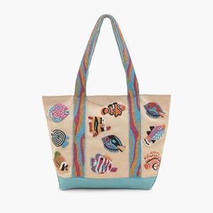 Sac à bandoulière artisanal léger et imperméable en coton perlé, style bohème, pour femme, inspiré de la mode indienne - Product Image 5