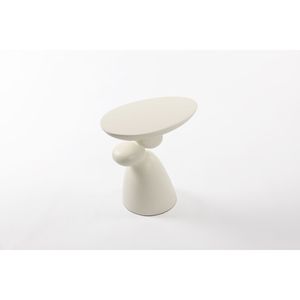 Tavolino Laterale Moderno Minimalista in Fibra di Vetro Lucky Stone per Arredamento Casa, Tavolino da Caffè Decorativo, Pezzo d'Angolo d'Appoggio - Product Image 4