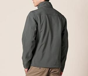 Wholesale Premium Softshell <b>Jacket</b> <b>Men</b> Performance Training <b>Track</b> <b>Jacket</b> Water Repellent Anti Pilling Soft Texture Activewear - Product Image 5