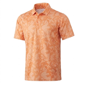 เสื้อโปโลคุณภาพสูงสไตล์ซับลิเมชั่น 90% โพลีเอสเตอร์ 10% อีลาสเทน เสื้อโปโลทรงปกติ เสื้อกอล์ฟแบบสั่งทำสำหรับผู้ชาย - Product Image 2