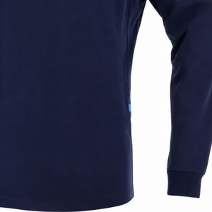 Navy Blue Rugby Jersey Long Sleeve Men's Team Shirt Sports Uniform Match Training Wear <b>Athletic</b> Performance Apparel Outdoor Game - Product Image 5