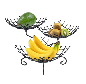 Panier de rangement pour fruits de style moderne, décoratif, en or rose poli, panier de rangement pour fruits sur mesure, usage polyvalent - Product Image 4