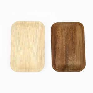 High Quality Natural Areca Palm Buffet <b>Plates</b> with Durable <b>Disposable</b> Tableware for Hotels and Event Planners for Export Sale - Product Image 4