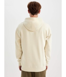 Nouvel Arrivage Service OEM Sweat à Capuche Zippé Confortable pour Homme 100% Coton à Manches Longues, Col Incurvé avec Bande, Couleur Unie, Bangladesh - Product Image 5