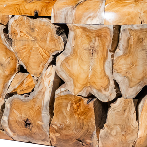 ARTERRA CT-005 Handcrafted Rustic Teak Root Coffee <b>Table</b> with Natural Texture and Artisan Design - Product Image 5